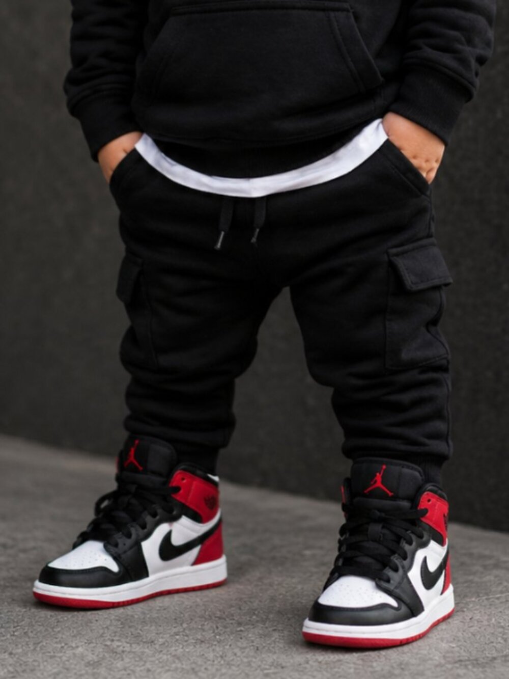 Nike Air Jordan 1 Retro High OG Toddler 'Black Toe Reimagined' *NEW* 4C